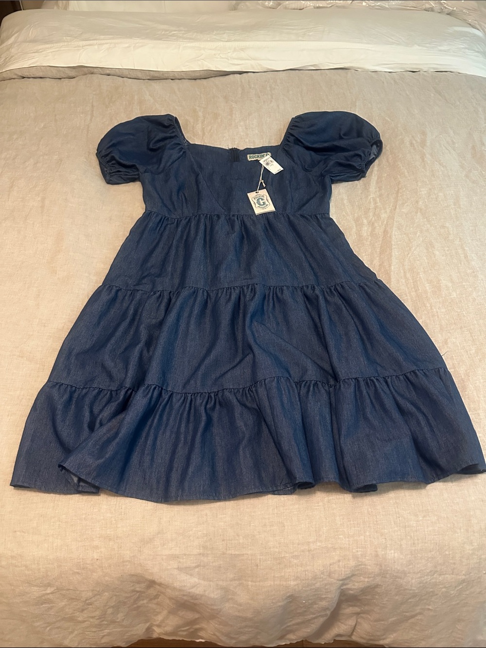 Rockin C western wear dark denim dress